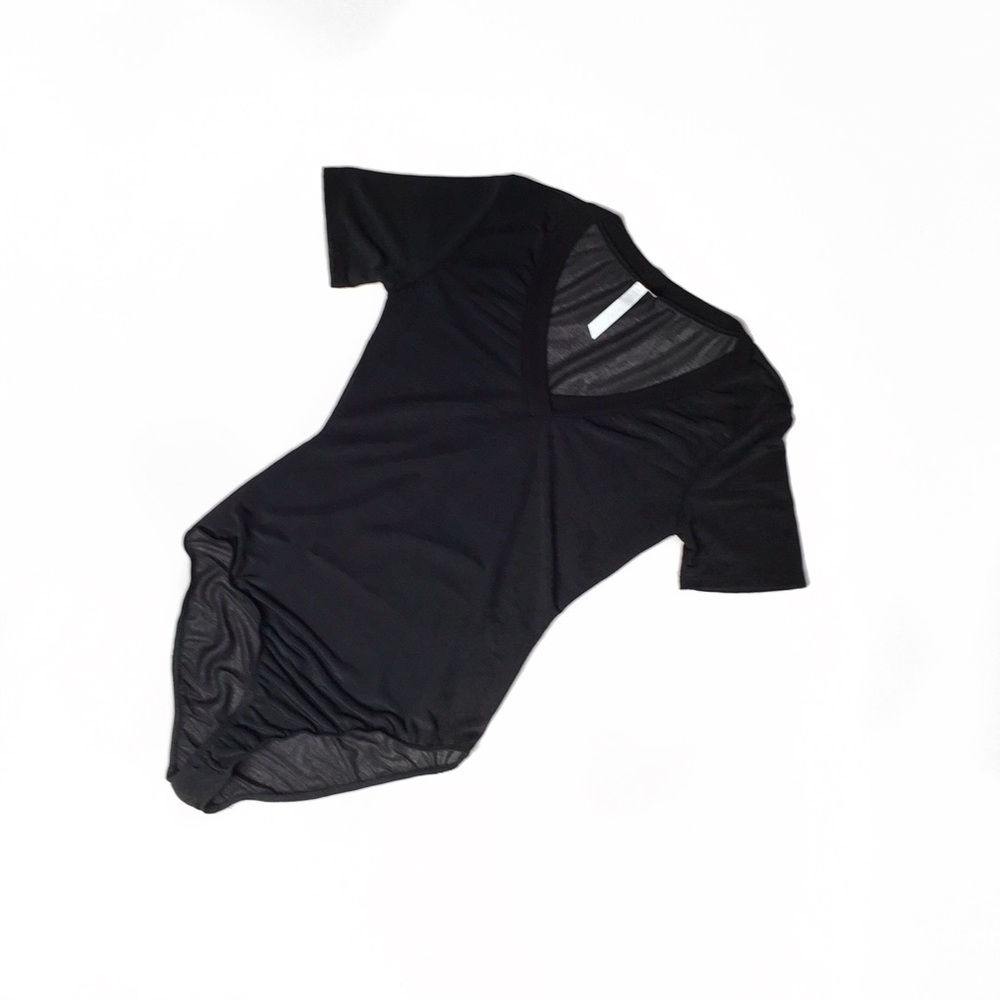Black Sheer Bodysuit