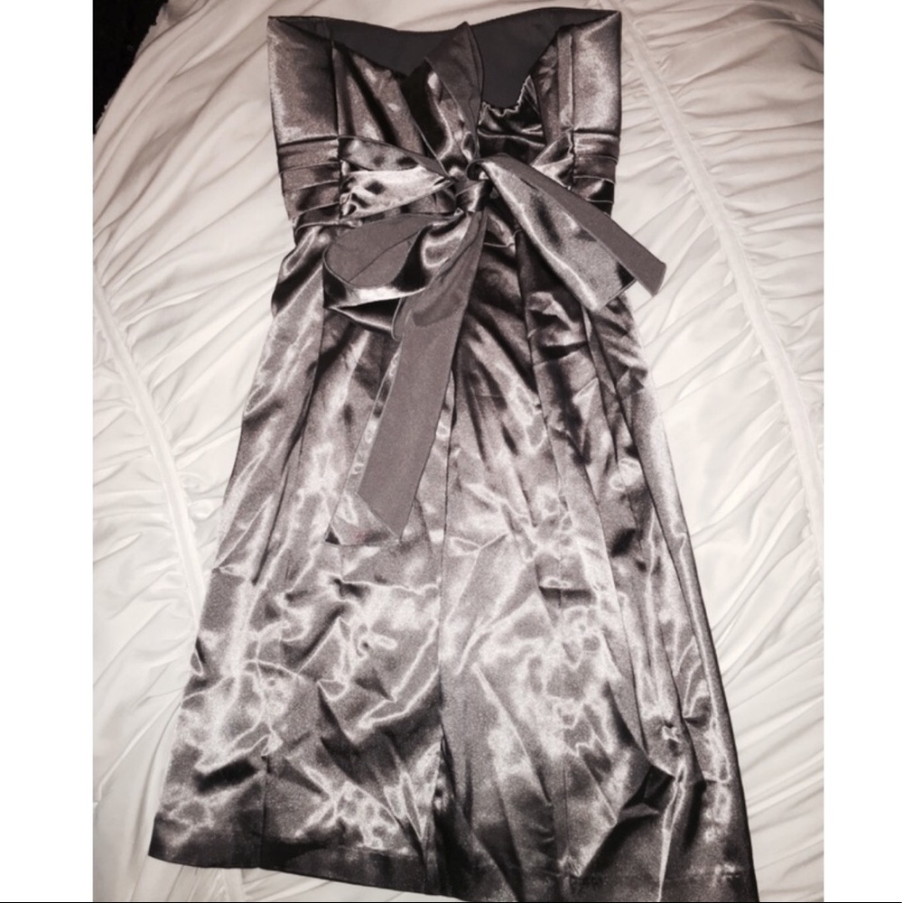 Silver party dress