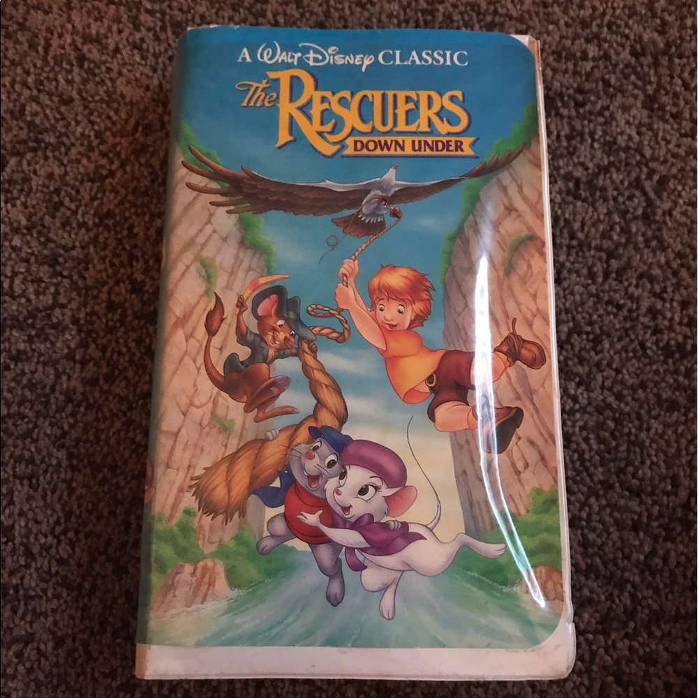 The rescuers down under VHS