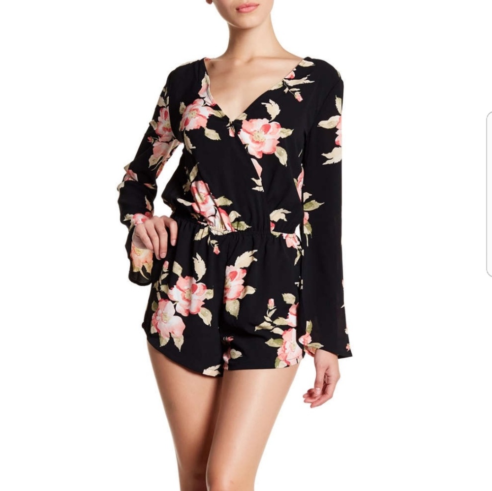 Beautiful Floral Mimi Chica Romper
