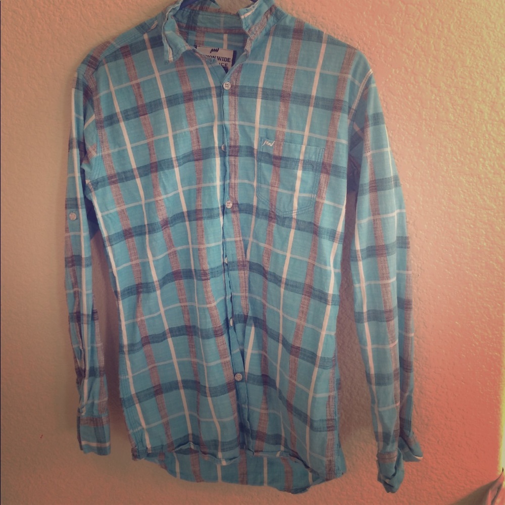 No-Gender Blue Shirt Size L