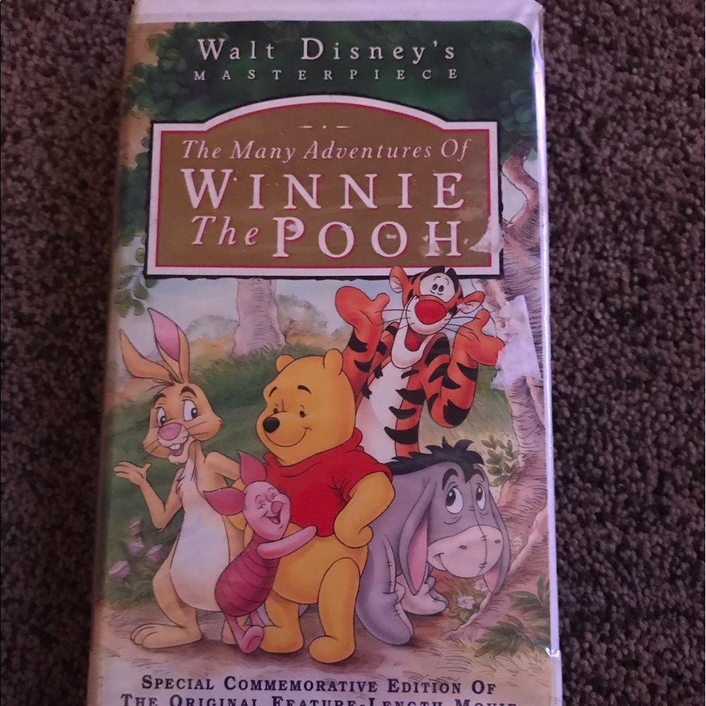 The Many Adventures of Winnie the Pooh VHS