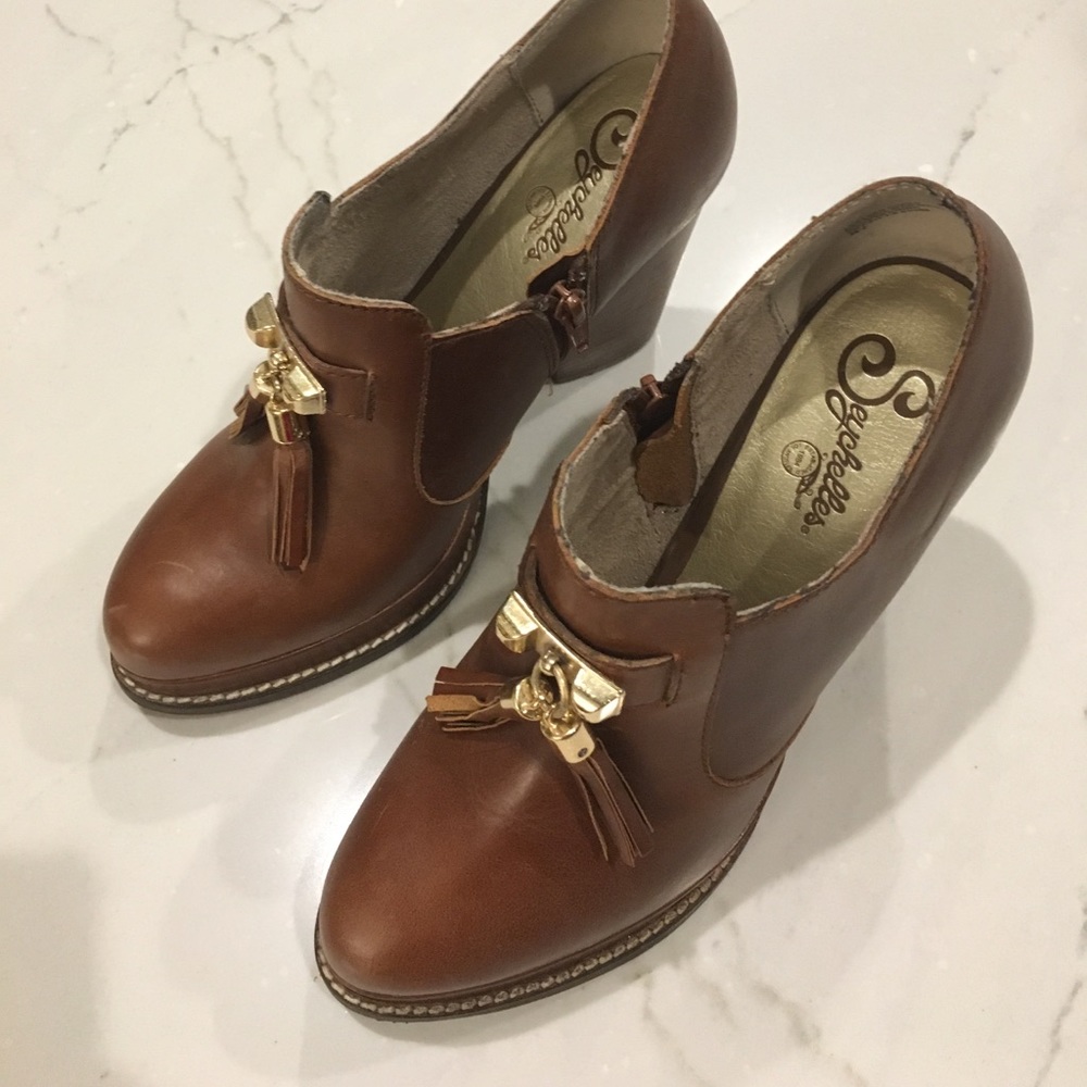 NWOT Seychelles 8.5 Leather Oxford Heels