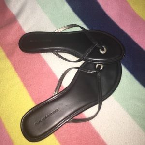 Banana Republic Black Women's Thong Sandals Sz 10