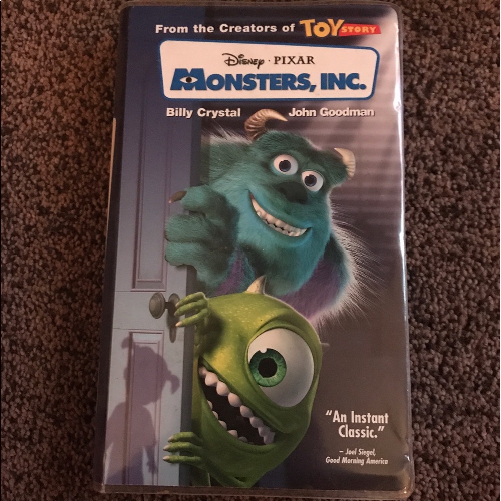 Monsters Inc VHS