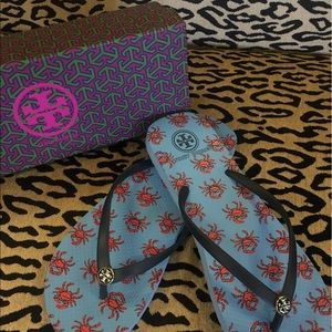 Tory Burch flip flops NWT and in box