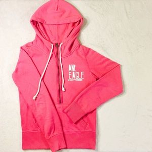 American Eagle Pink Hoodie/Sweatshirt