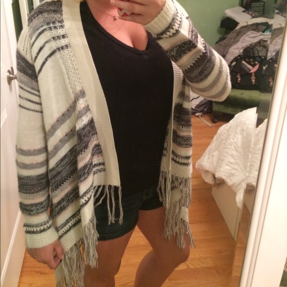 Stripe cardigan