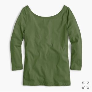 J. Crew Scoopback Ballet tshirt, size M