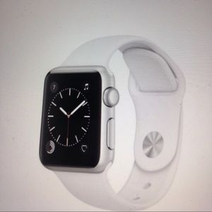 💕NEW Apple Watch series 1 38mm white sport band