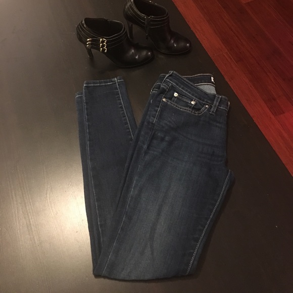 Washed Blue Levi's Jeans 👖 ❤️ W27 L30 - Picture 3 of 5