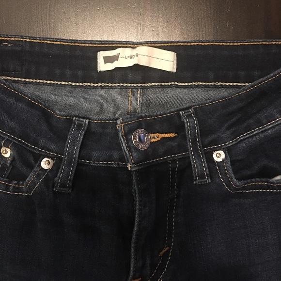 Washed Blue Levi's Jeans 👖 ❤️ W27 L30 - Picture 5 of 5