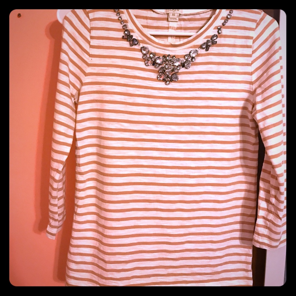 J crew striped top