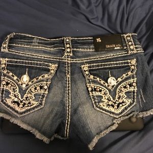 Grace in LA Jeweled Shorts
