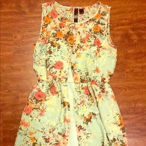 Floral chiffon dress
