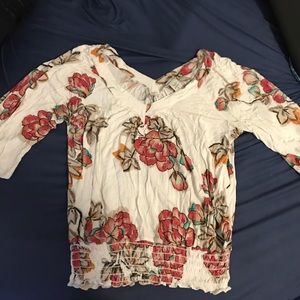 American Rag Floral Blouse