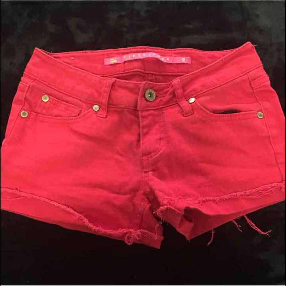 Red shorts