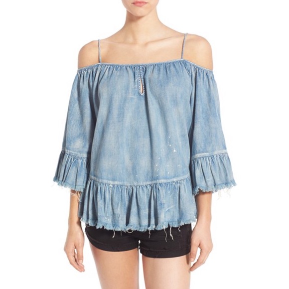 Blank NYC off the shoulder top - Picture 1 of 4