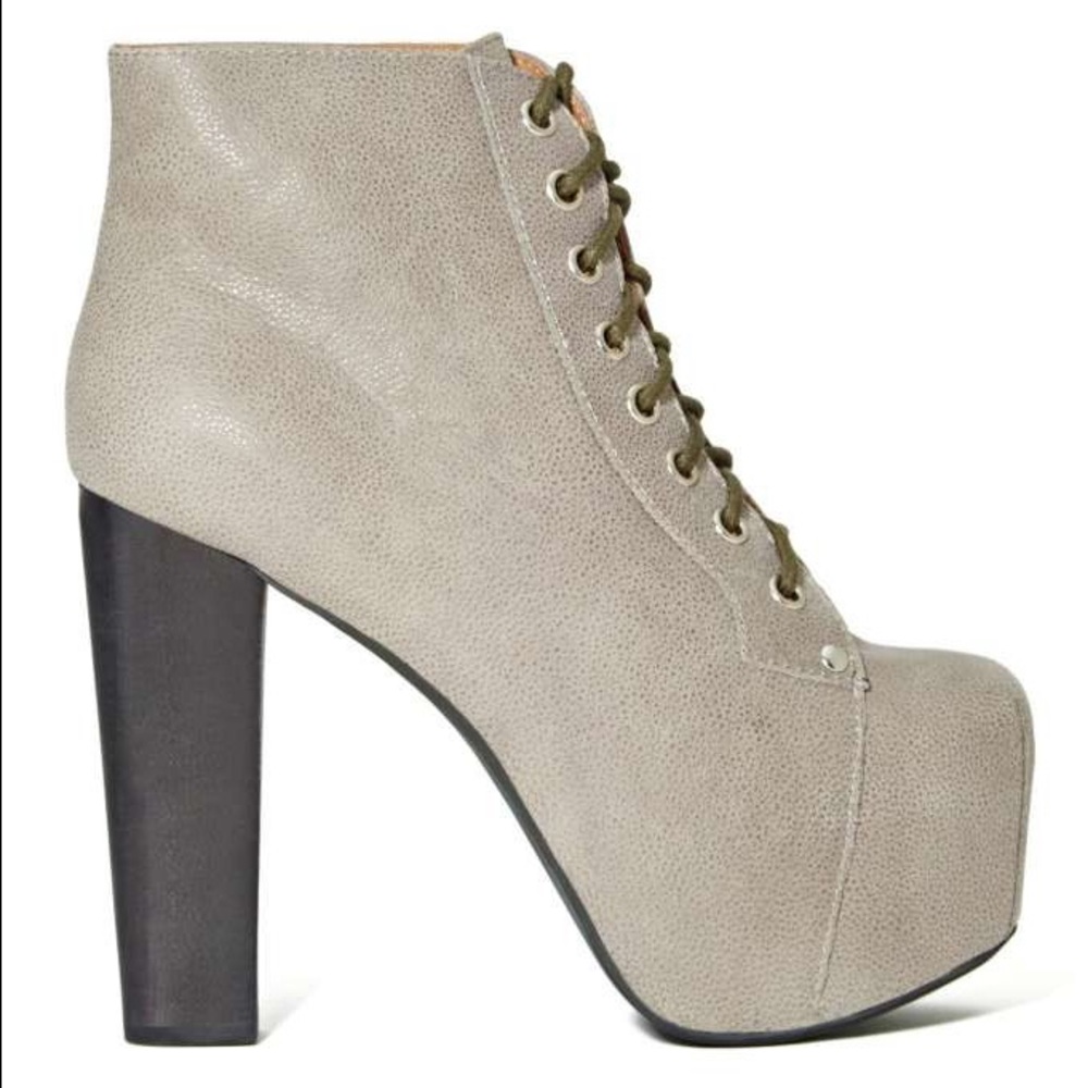 Grey lita Jeffrey Campbell booties