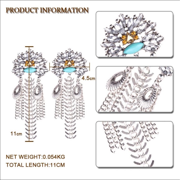 New Stunning Statement Necklace New - Picture 2 of 2