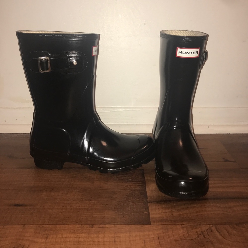 Short Black Hunter Boots