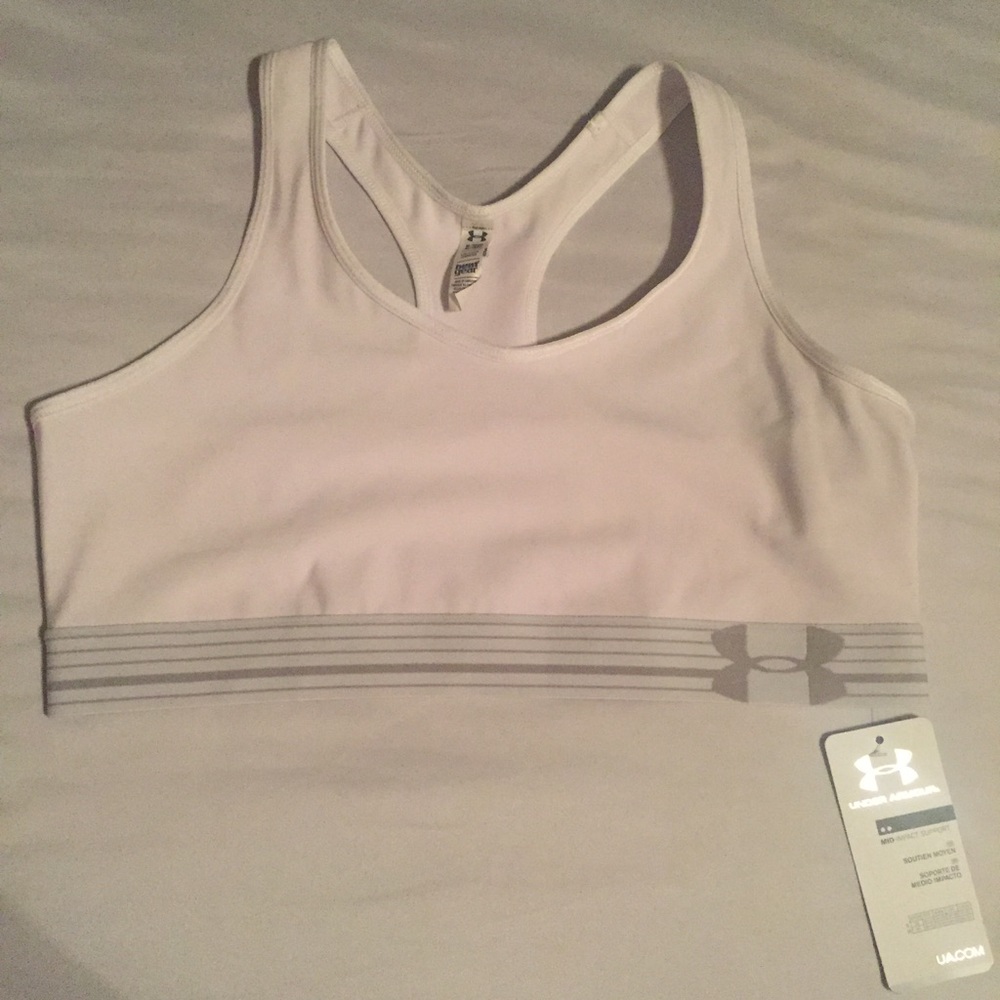 Under Armour Mid-Impact Support Sports Bra (NWT)