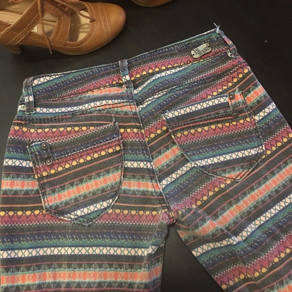 1st Kiss patterned skinny Jeans 👖 Rarely Used - Picture 4 of 5