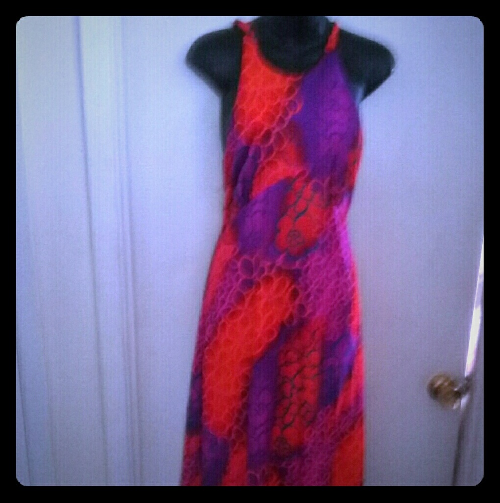 Vintage Hawaiian Maxi dress.     true to size