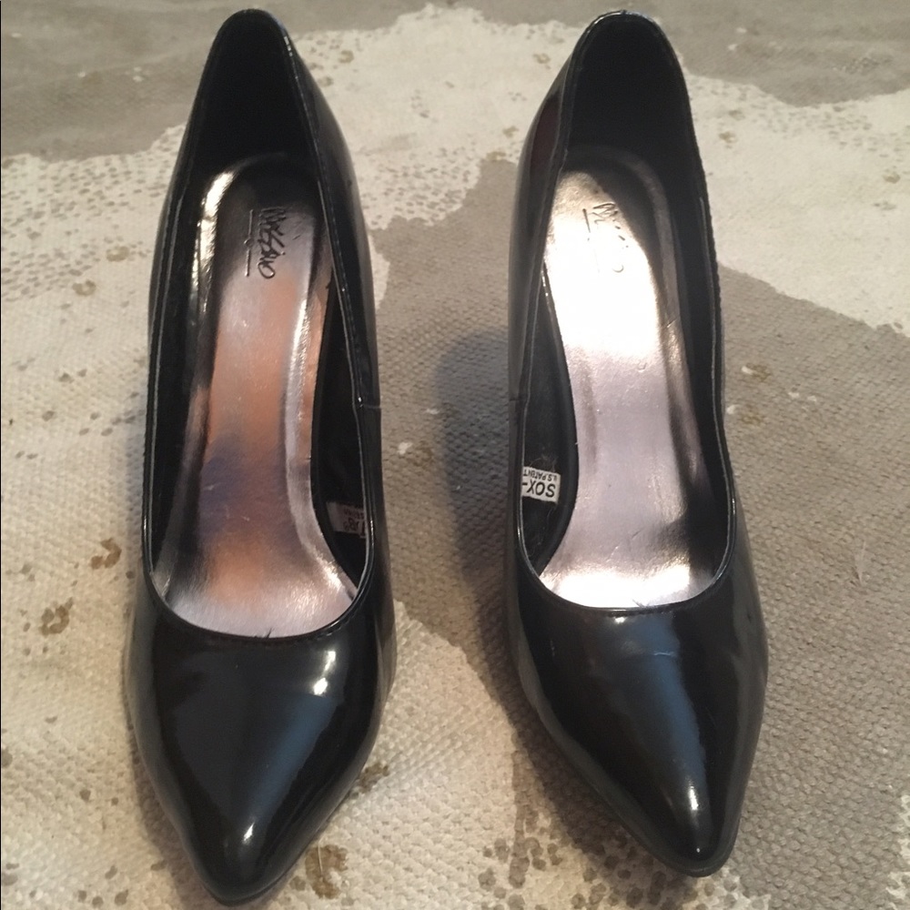 Classic black business heels