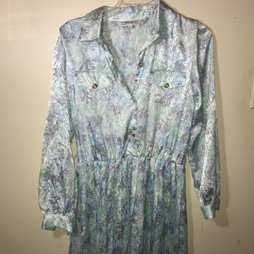 Vintage turquoise dress