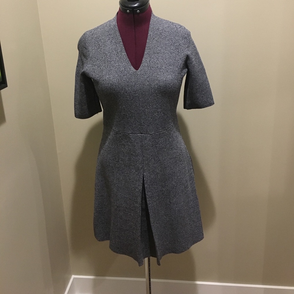 ANN TAYLOR DRESS Black and Gray Small