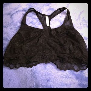 Black Lace Racerback Bralette 🖤💗🖤