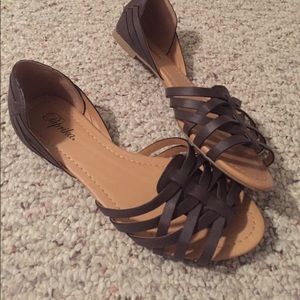 BOHO huaraches slip on sandals