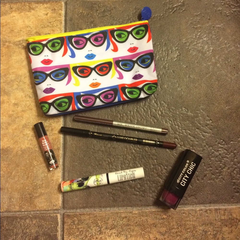 Various Lip Colors and Eye Liner/Lip Liner