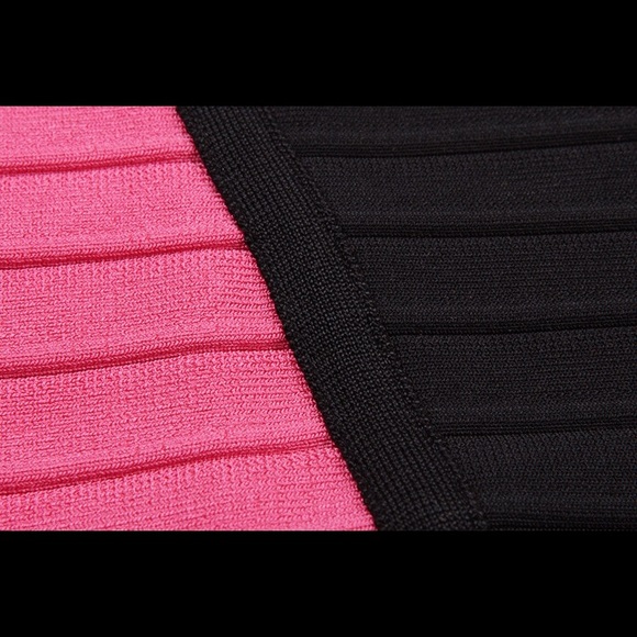 Bandage colorful cross front dress - Picture 7 of 8