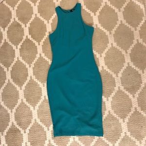 Fitted Teal H&M Dress