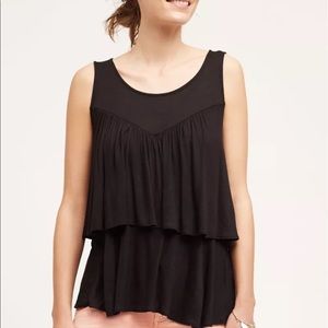 NWT Sunday in Brooklyn Anthropologie Ruffle Tank M