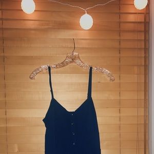 Cute blue button dress