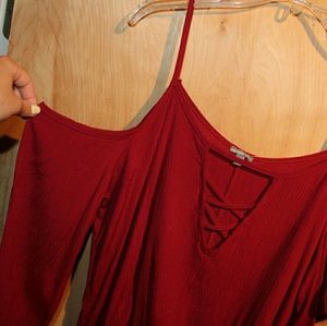 Off the shoulder shirt