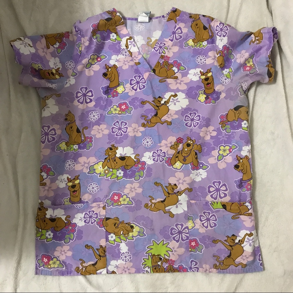 Scooby Doo scrub top
