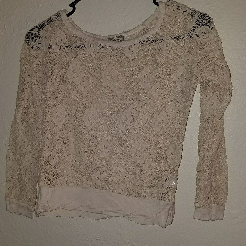 Ivory see thru top