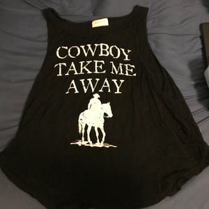 Cowboy Take Me Away Tank Top
