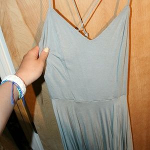 Grey/Blue flowy dress
