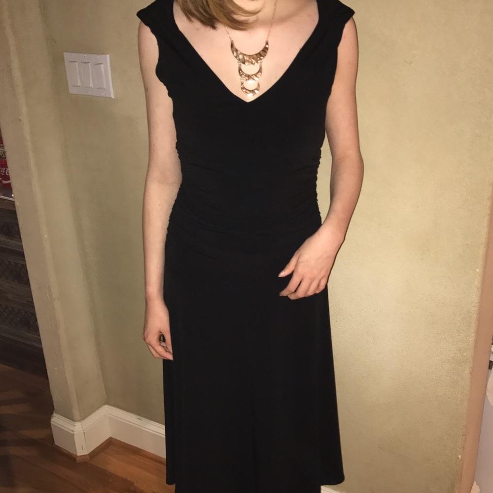 Victoria's Secret  Black Midi Dress  Size S