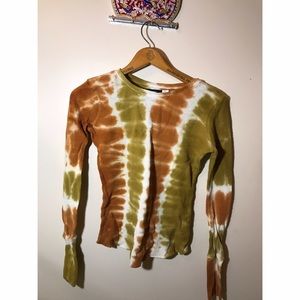 Tie dye long sleeve UO shirt