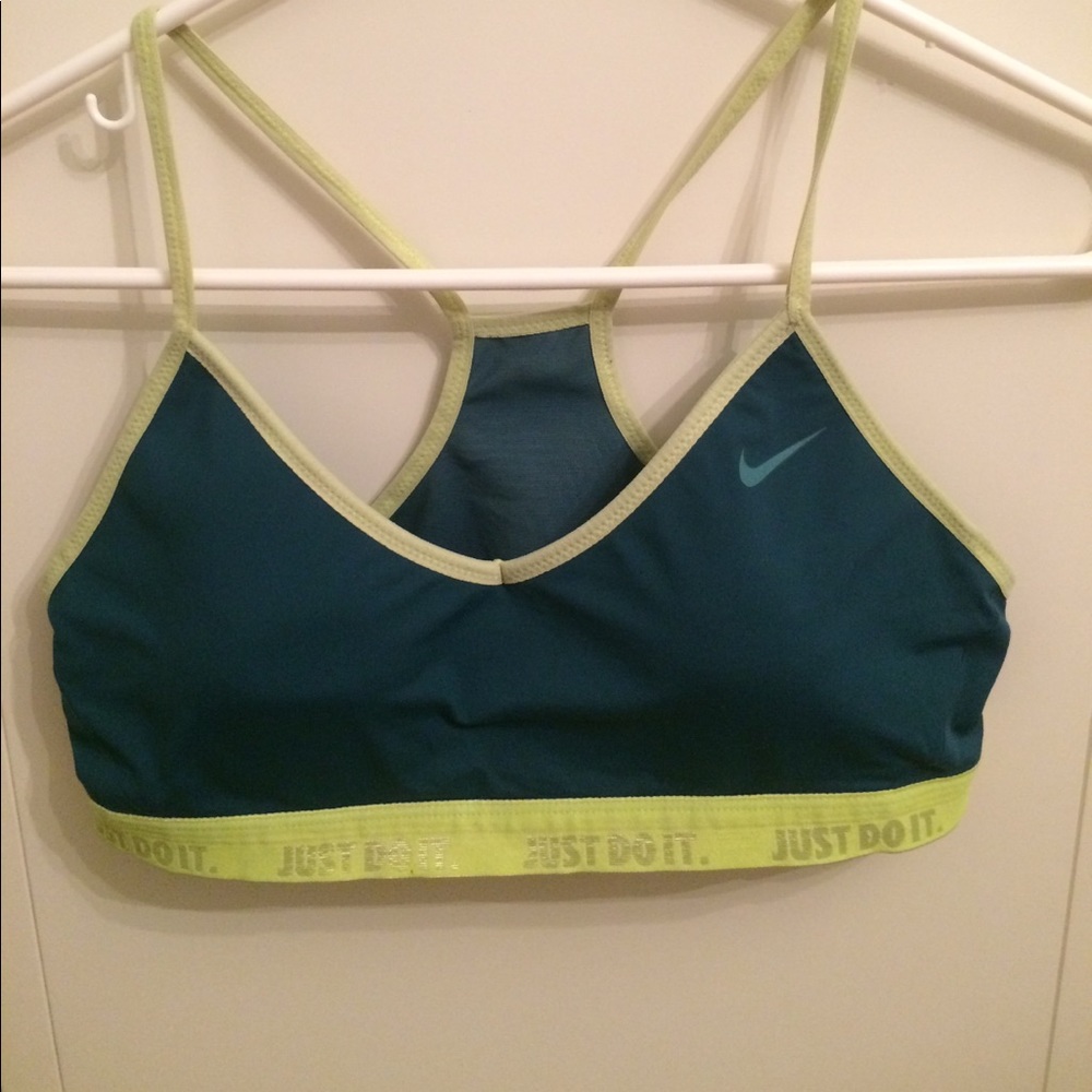 Teal Nike Sport Bra