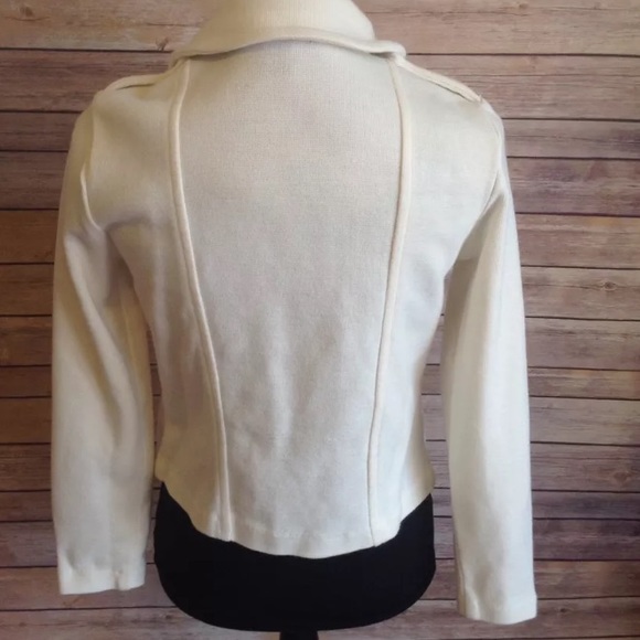❗️SOLD❗️H&M white zip up jacket size medium - Picture 5 of 8