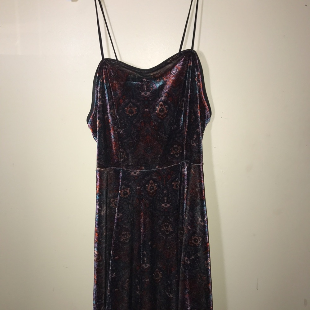 UO velvet print dress