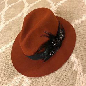 Burnt Orange Fedora