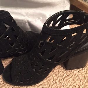 Sociology Open Toed Booties